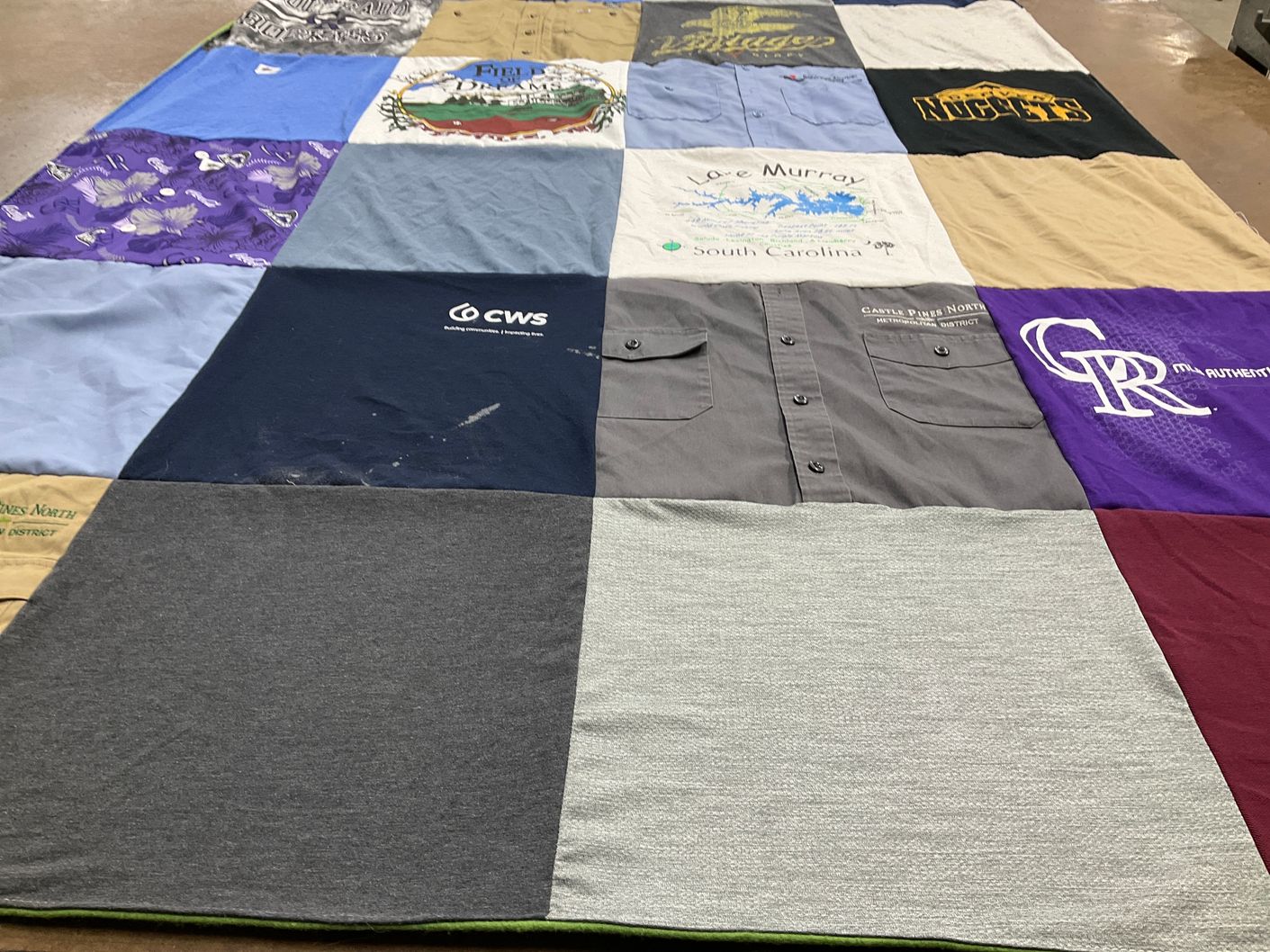 T-shirt quilt by Martin from CO