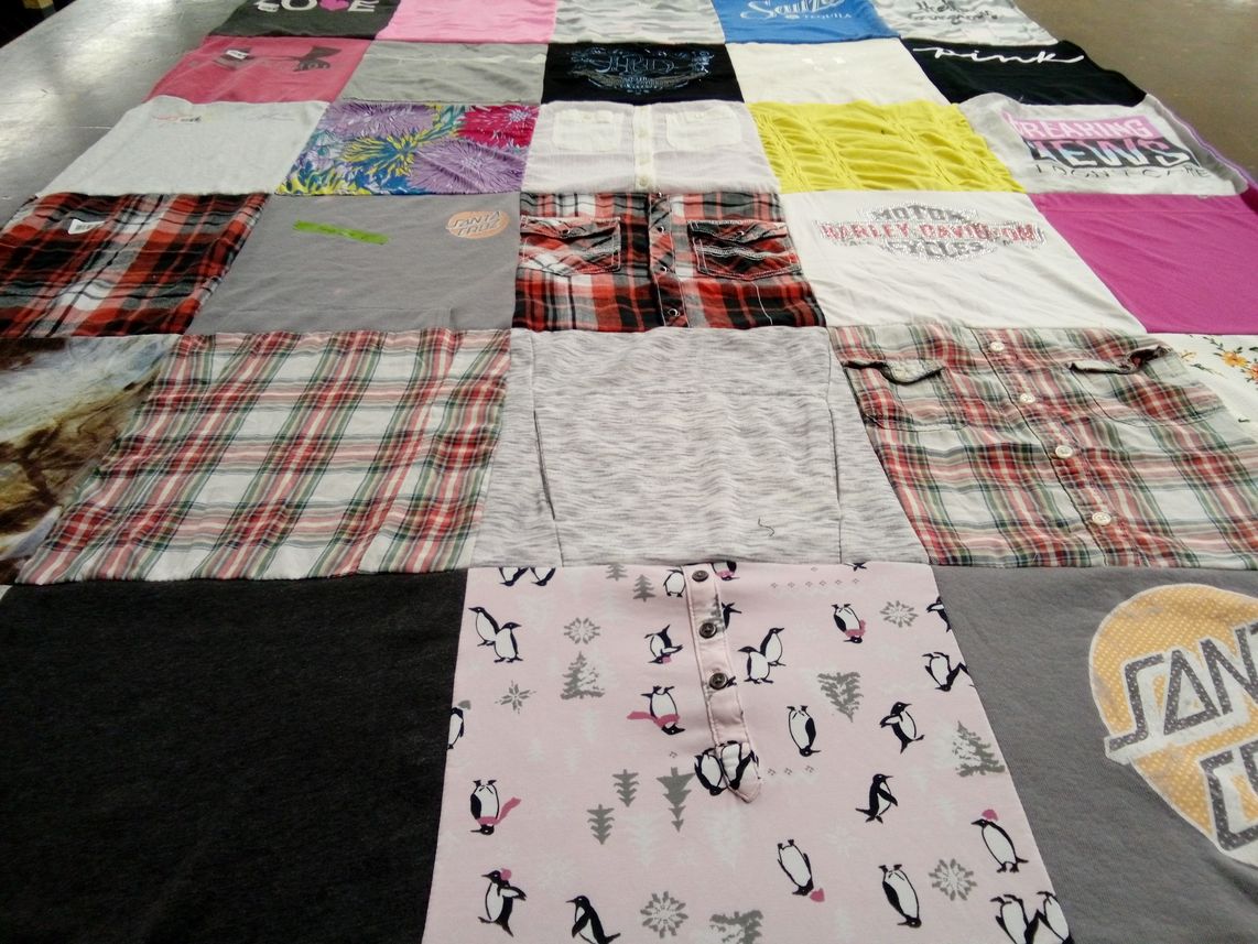 T-shirt quilt by Dawn from MI