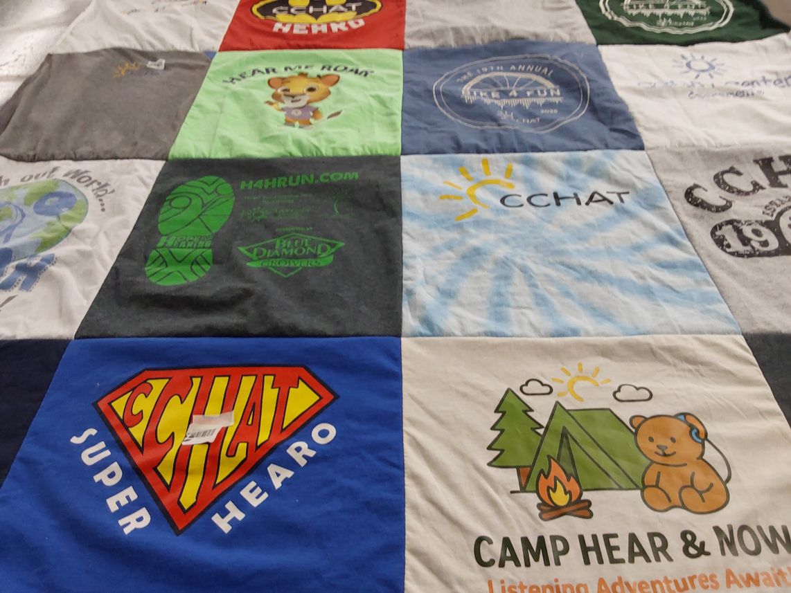 T-shirt quilt with community, children themes by Licia from CA