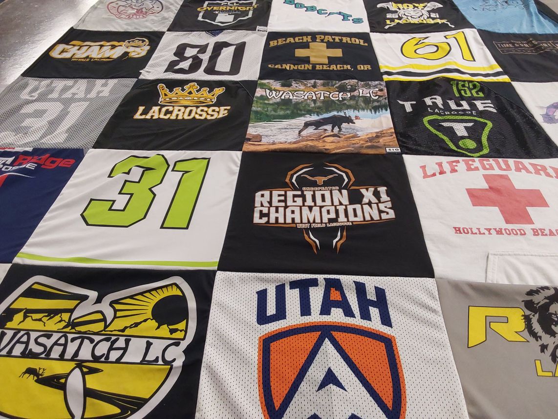T-shirt quilt from wasatch lc by Katherine from UT