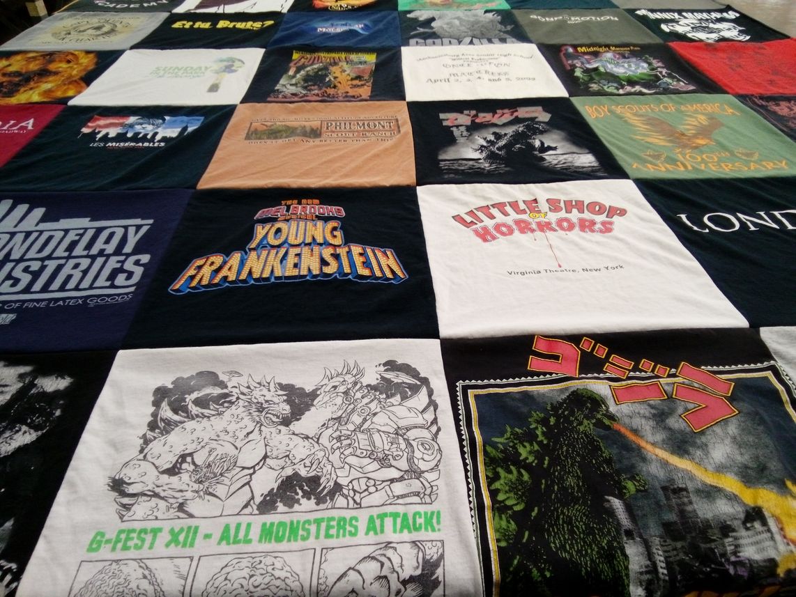 T-shirt quilt from philmont scout ranch by Brenda from PA