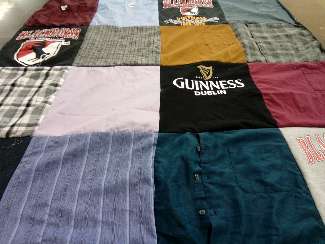 T-shirt quilt by AMY from MA