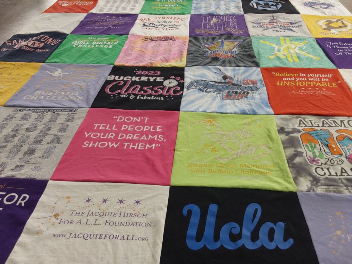 T-shirt quilt from university of california, los angeles by Julie from NY