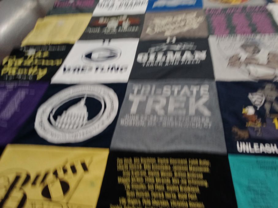 T-shirt quilt by Rebecca from MD