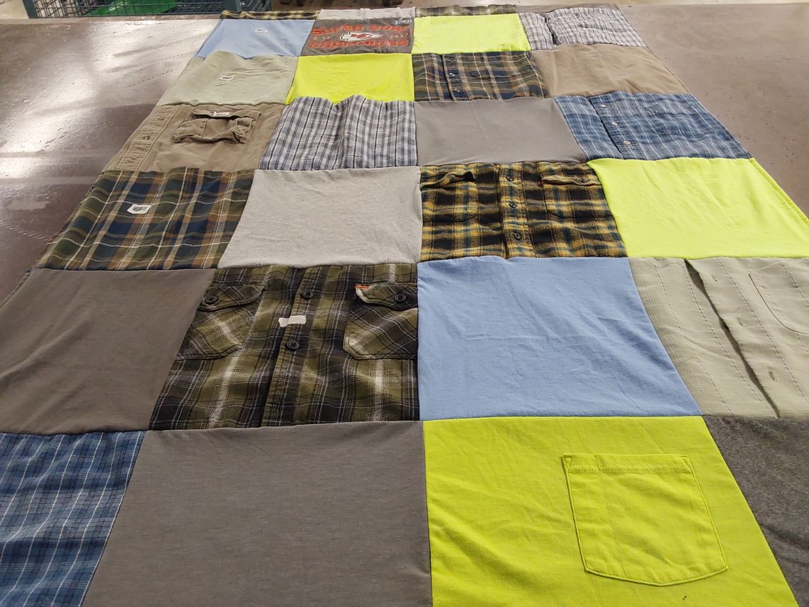 T-shirt quilt by Linda from DE