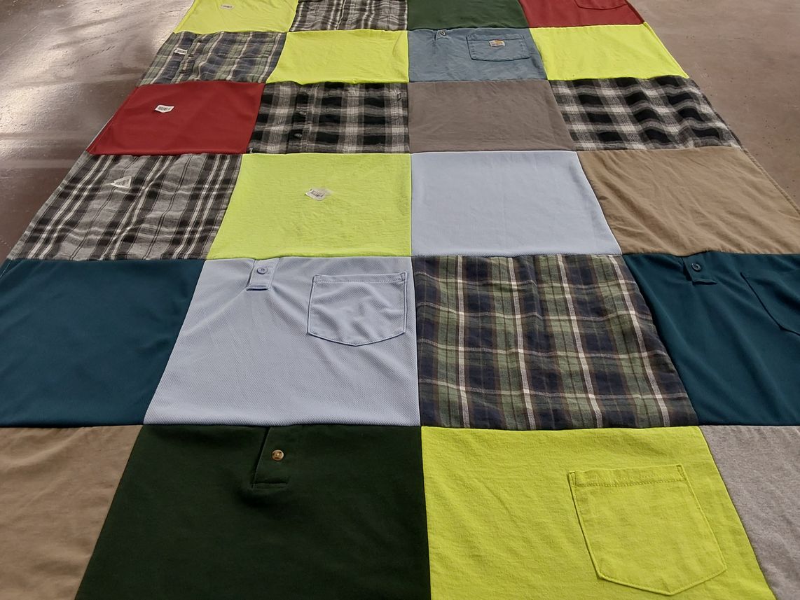 T-shirt quilt by Linda from DE