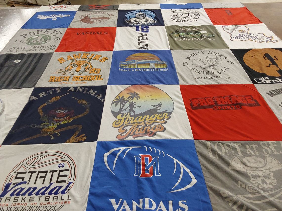 T-shirt quilt featuring vandals basketball by Faviola from ID