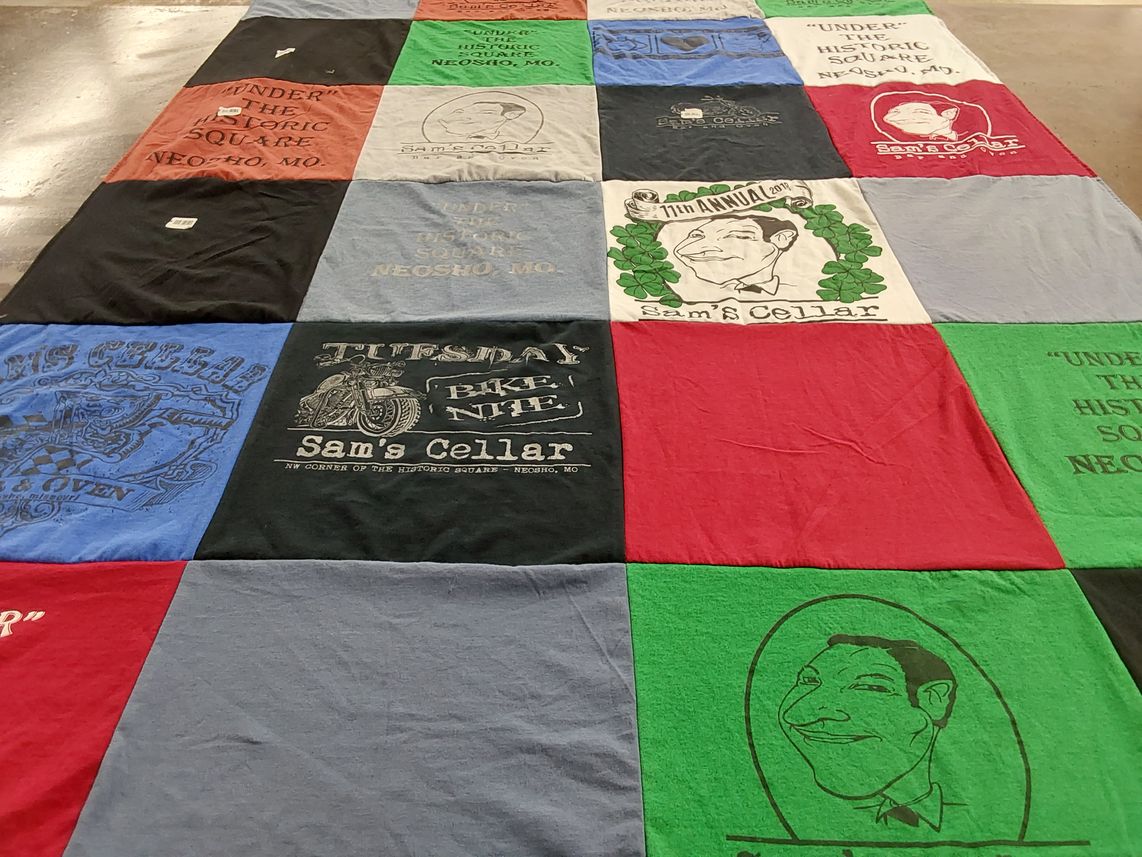 T-shirt quilt by Suzanne from MO