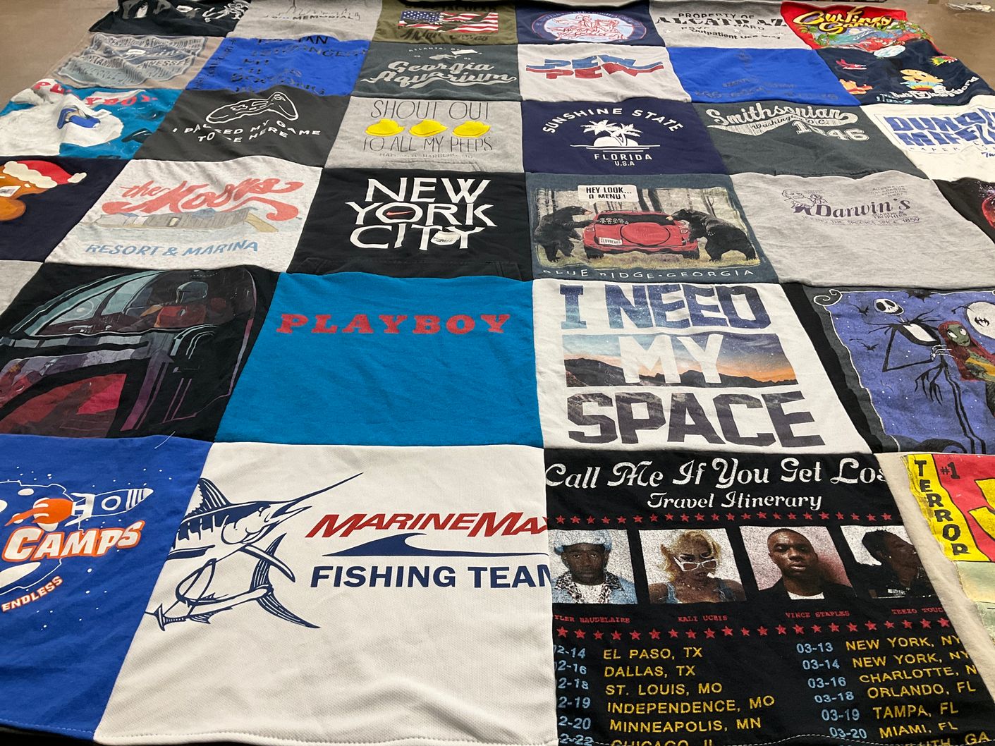 T-shirt quilt from sunshine state university by Molly from FL
