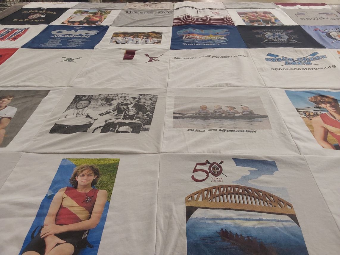 T-shirt quilt from washburn university by Heather from FL
