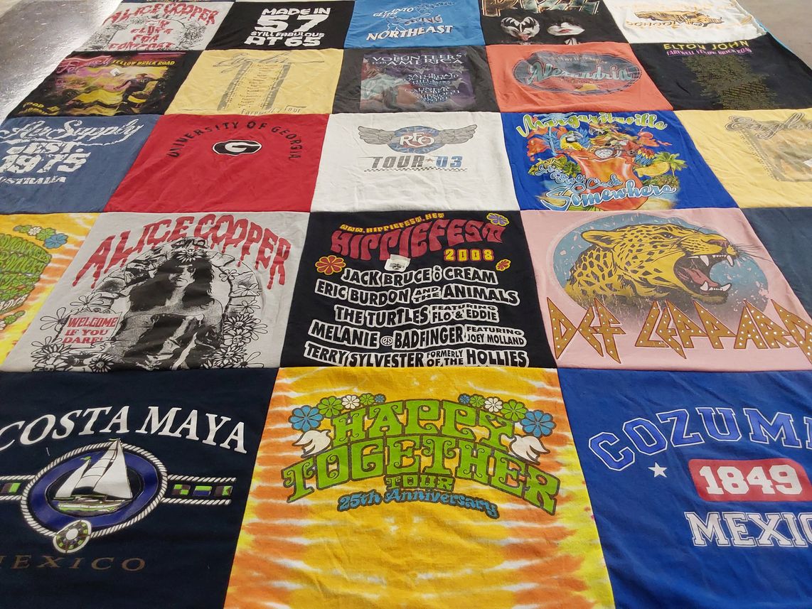 T-shirt quilt from university of georgia by Valerie from GA