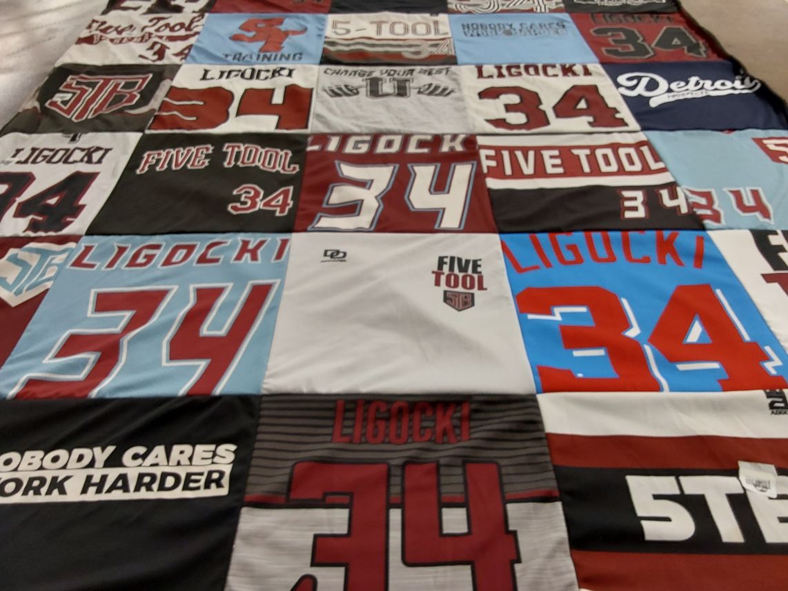T-shirt quilt by Danielle from MI
