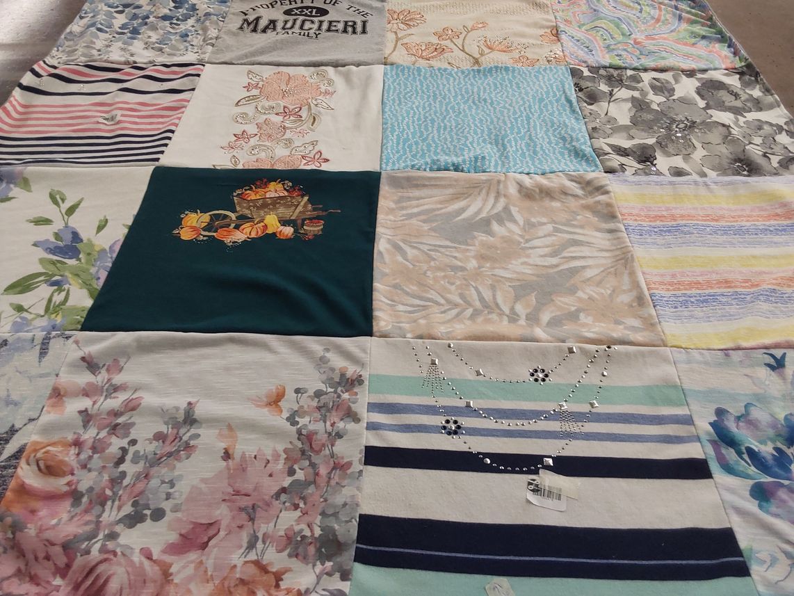 T-shirt quilt by James from IL