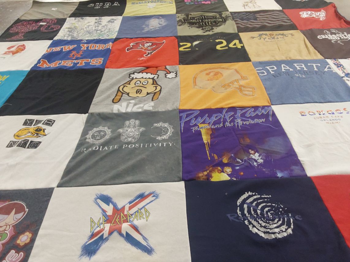T-shirt quilt featuring new york mets by GISELA from NJ