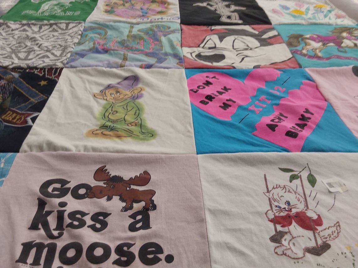 T-shirt quilt by Shawna from TX