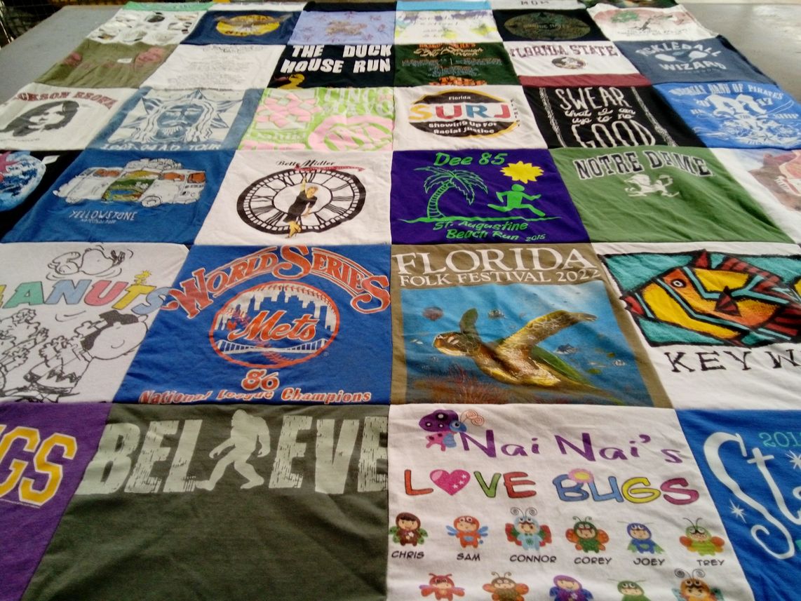 T-shirt quilt featuring new york mets by Sara from FL
