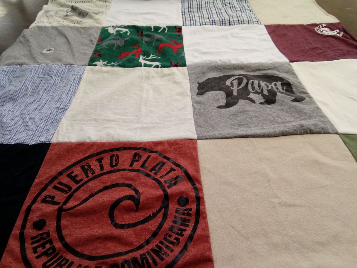 T-shirt quilt by Jackie from CT