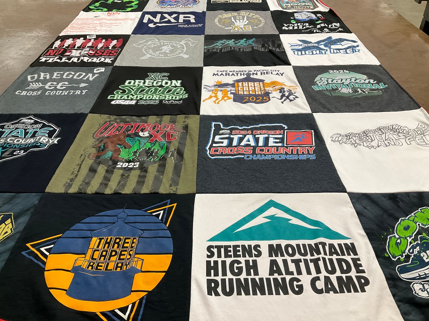 T-shirt quilt from oregon state university by Jenny from OR