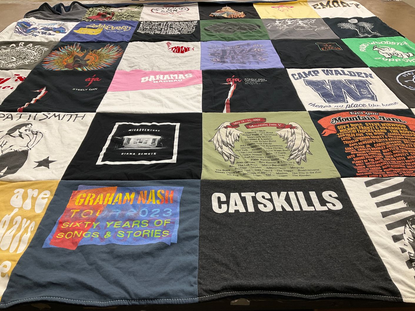 T-shirt quilt from camp walden by Nancy from NY