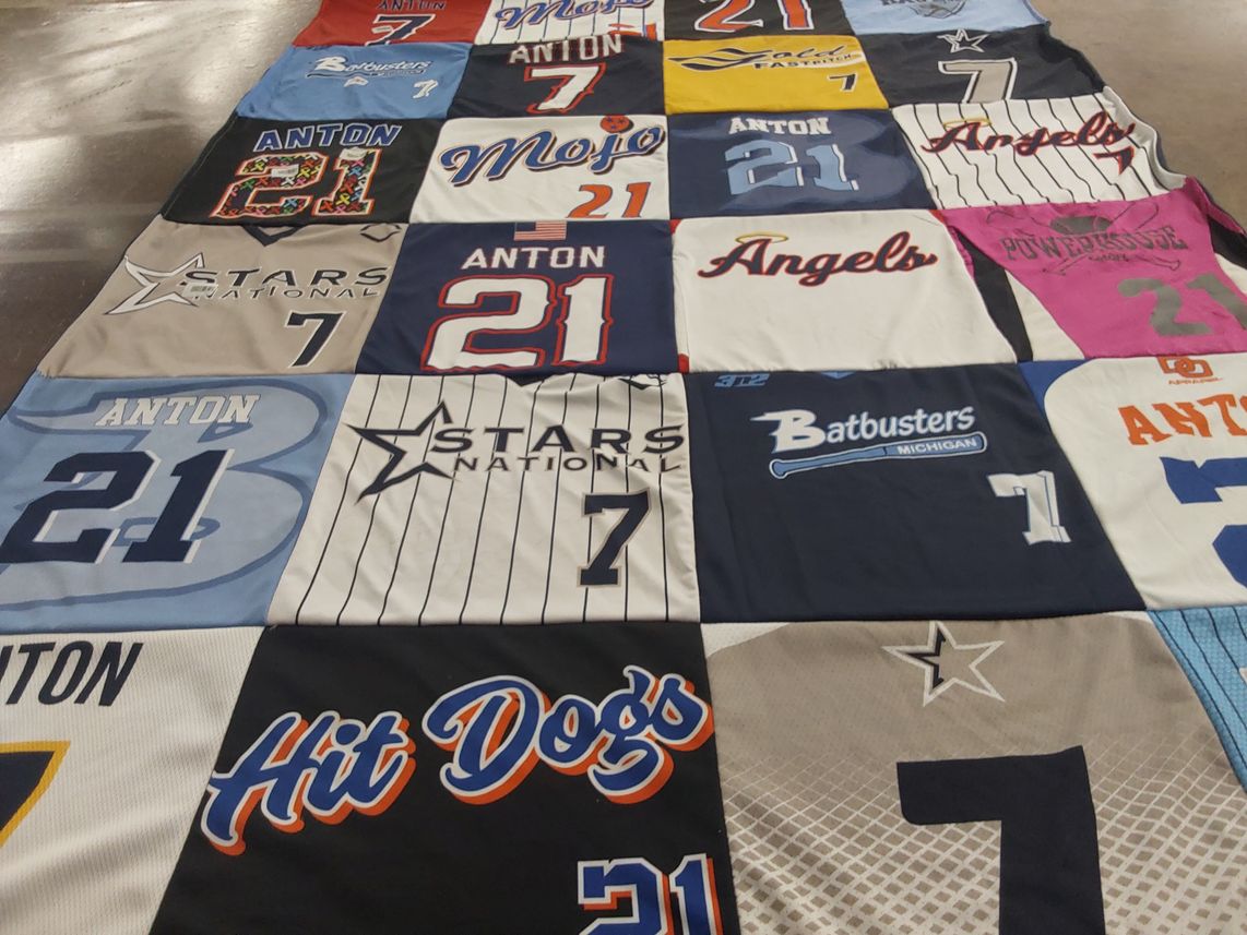 T-shirt quilt by Wendy from MI