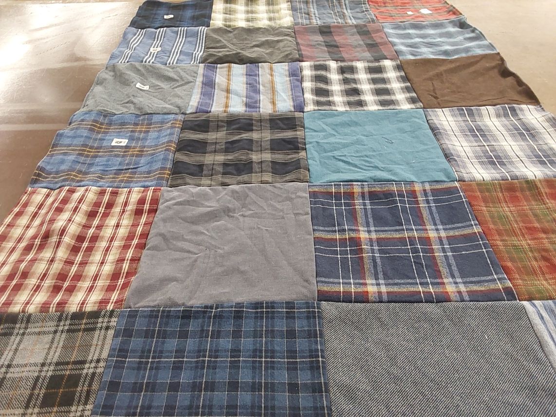T-shirt quilt by Inga from MT