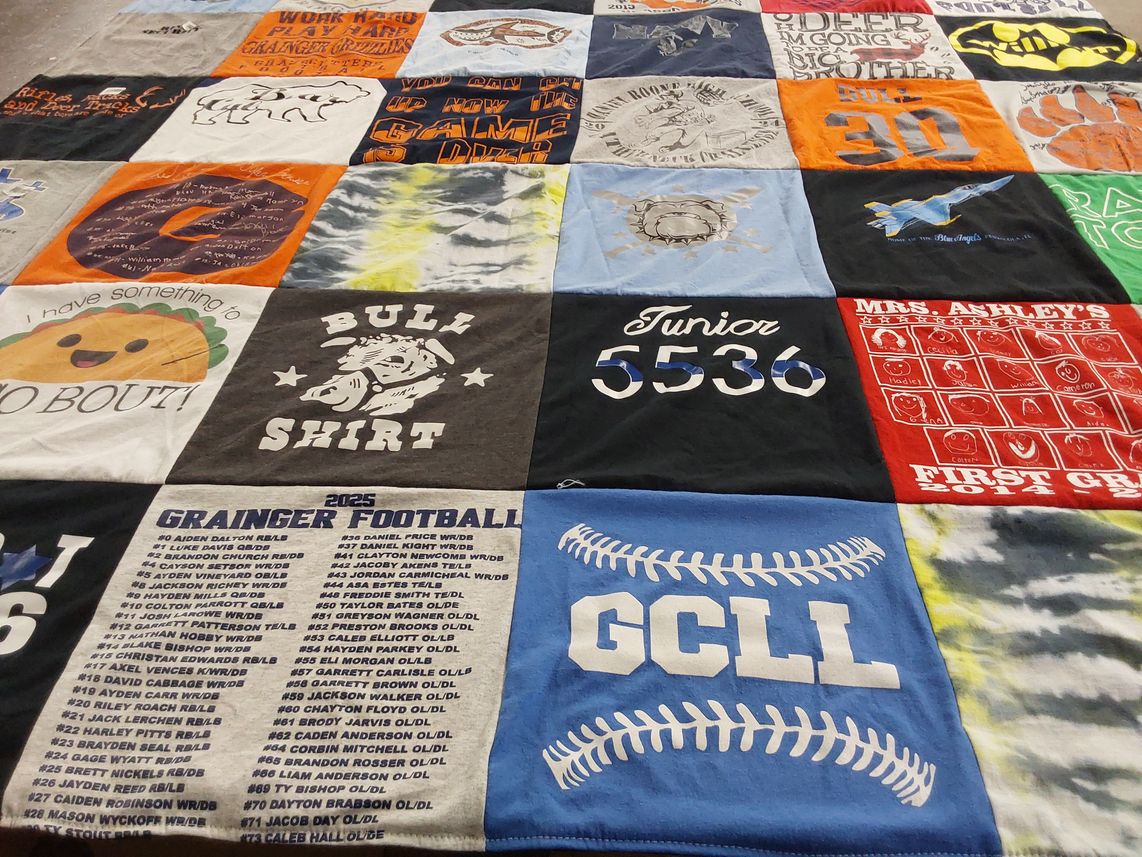 T-shirt quilt by Brandy from TN