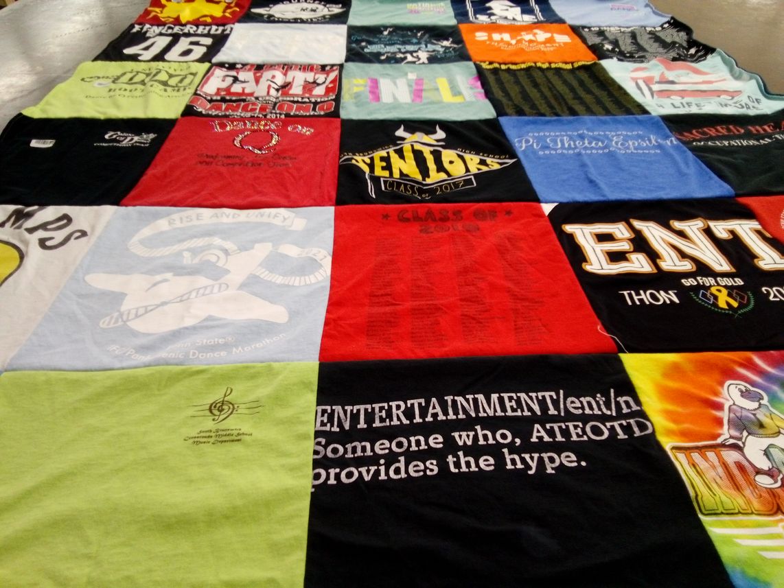 T-shirt quilt from penn state university by Marie from NJ