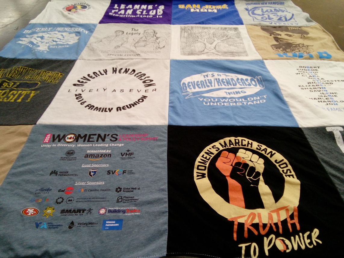 T-shirt quilt from southern new hampshire university by Natalie from CA
