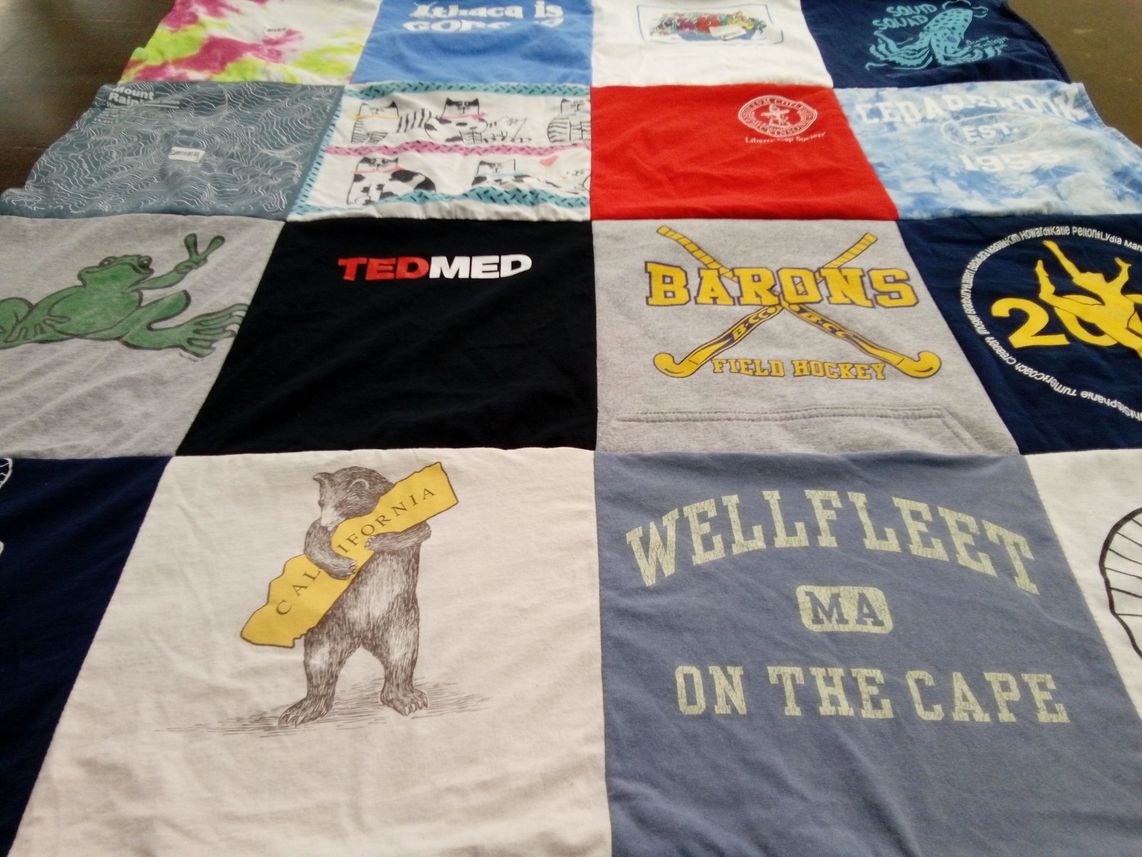 T-shirt quilt from barons field hockey by Gail from MD