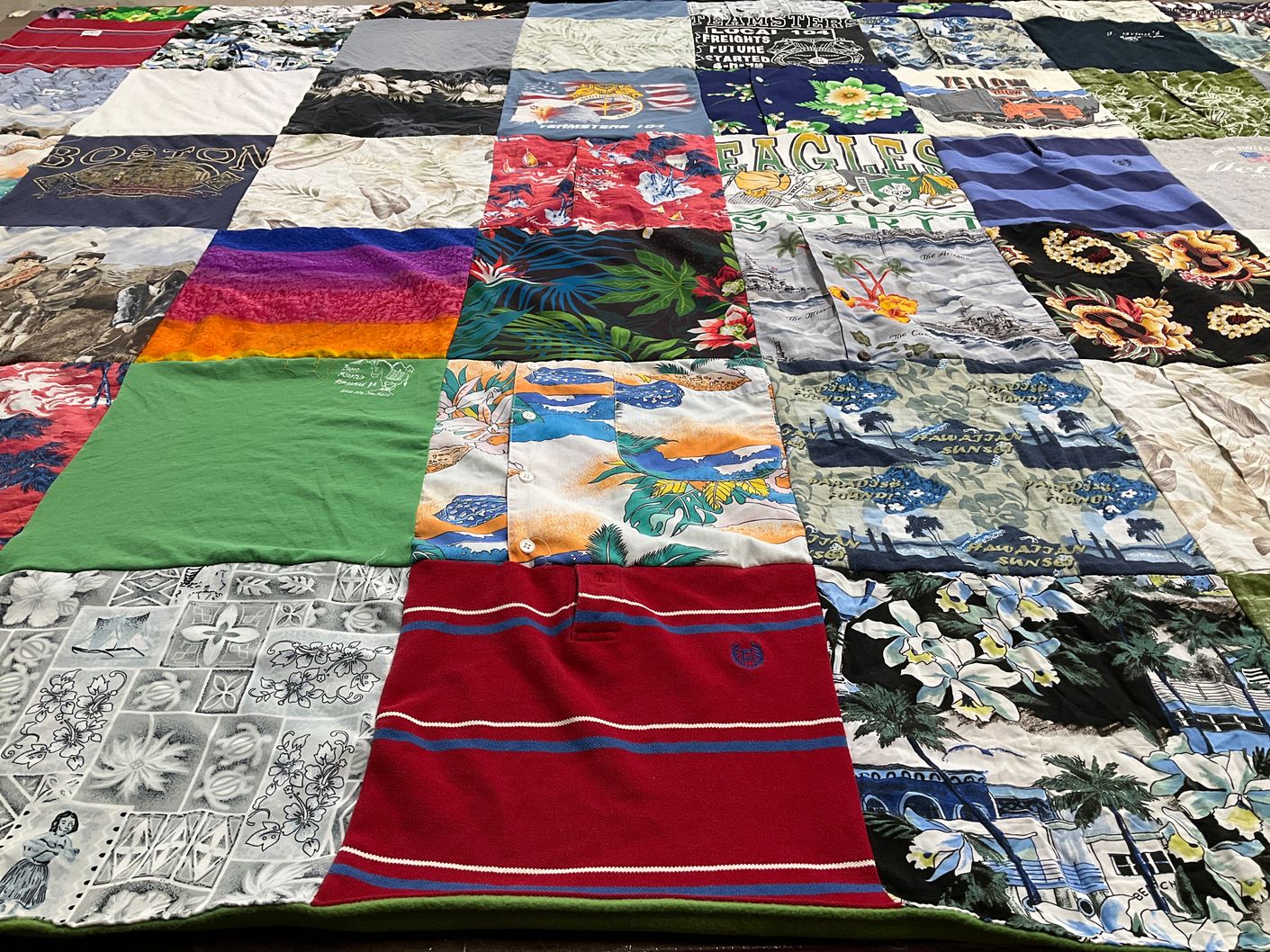 T-shirt quilt by Elizabeth from AZ