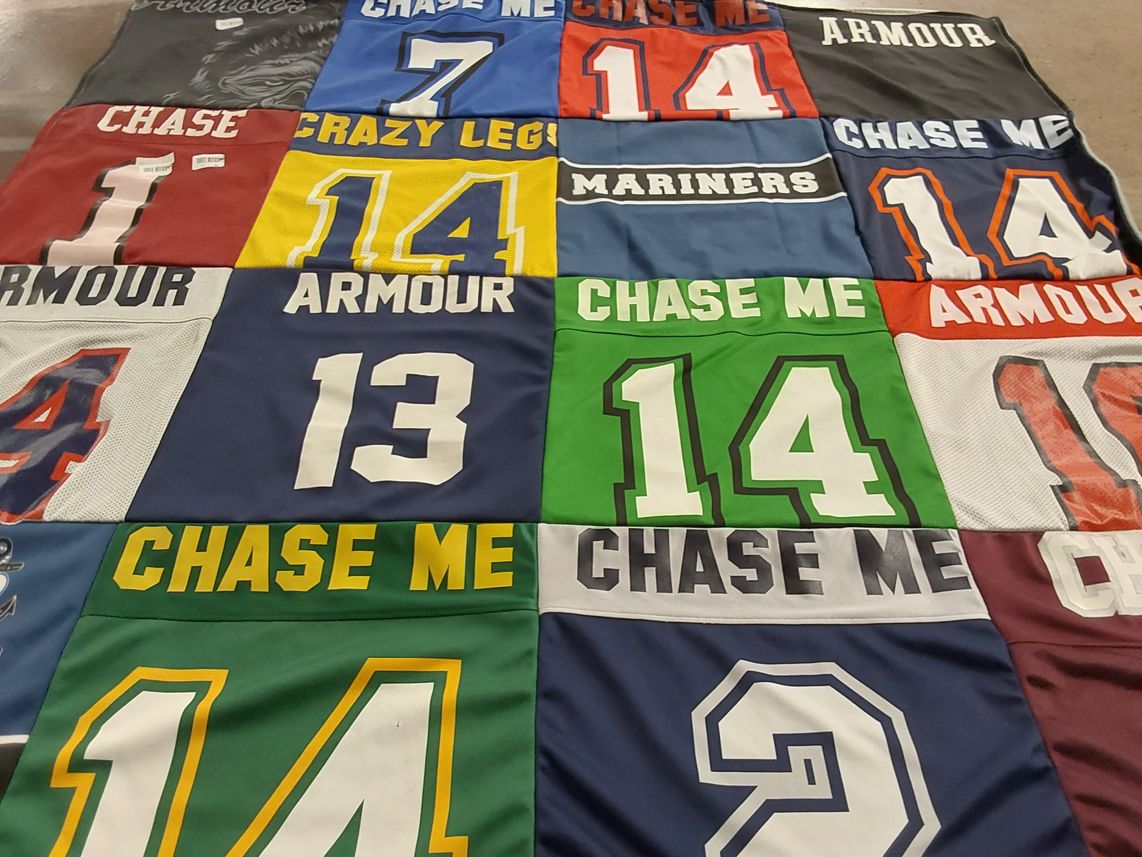 T-shirt quilt by Travis from CA