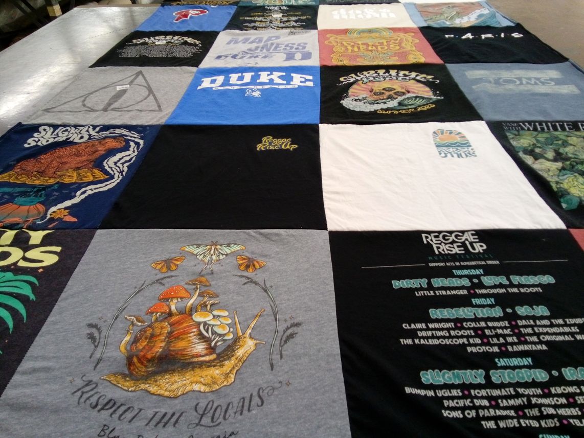 T-shirt quilt from duke university by Lori from FL