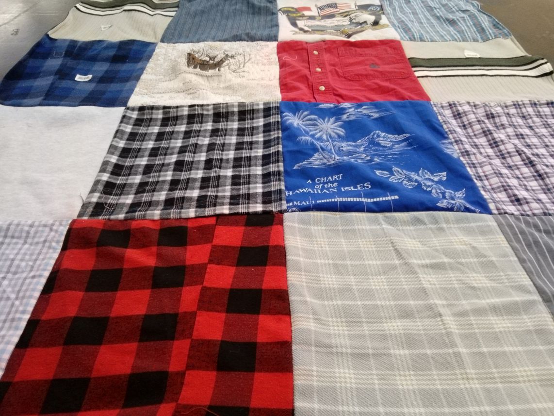 T-shirt quilt by jean from NC