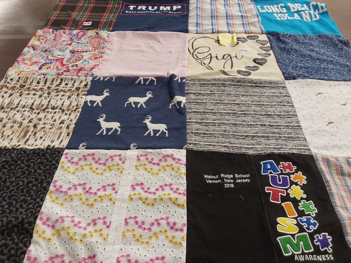 T-shirt quilt from walnut ridge school by Jennifer from NJ
