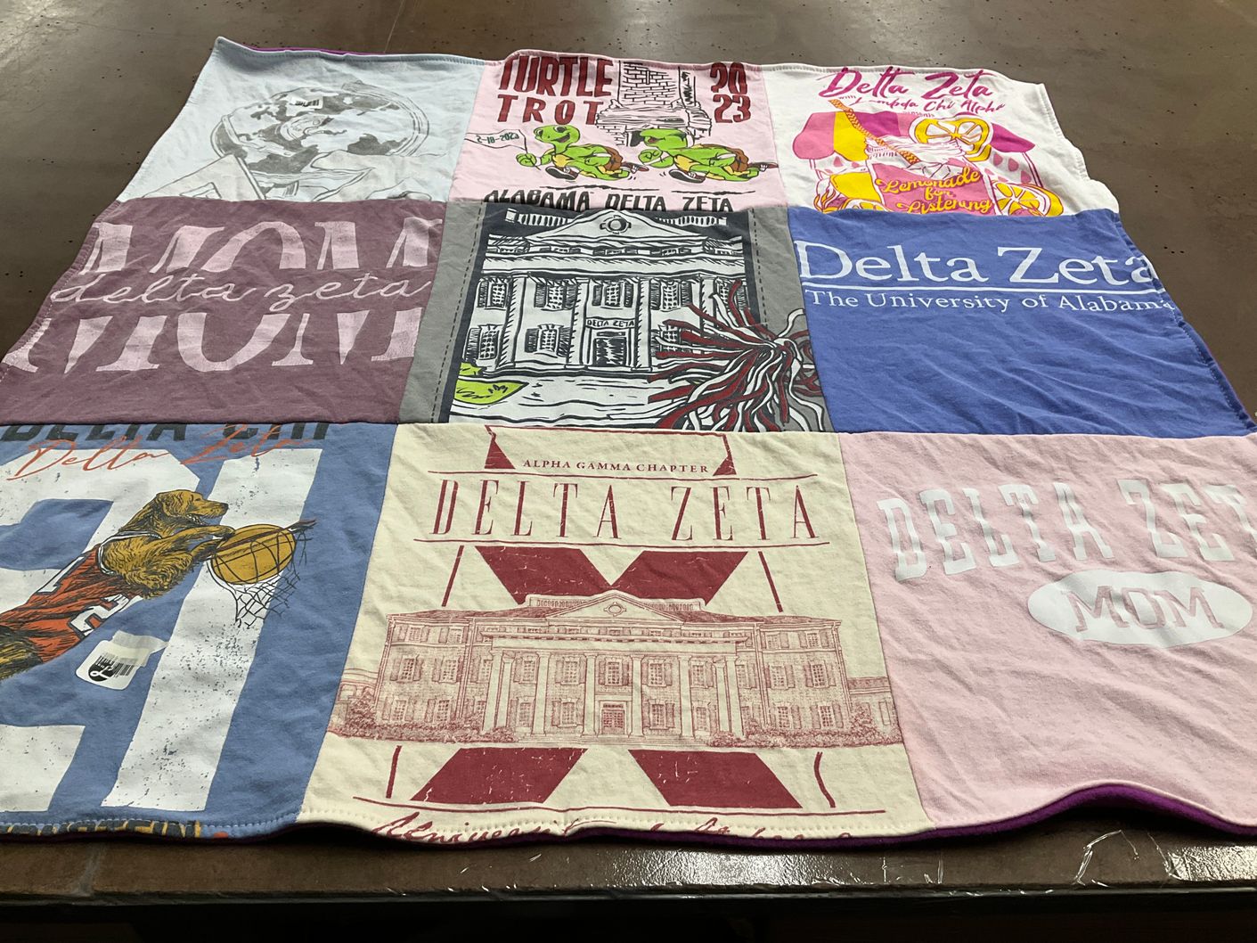 T-shirt quilt from the university of alabama by Lisa from TX