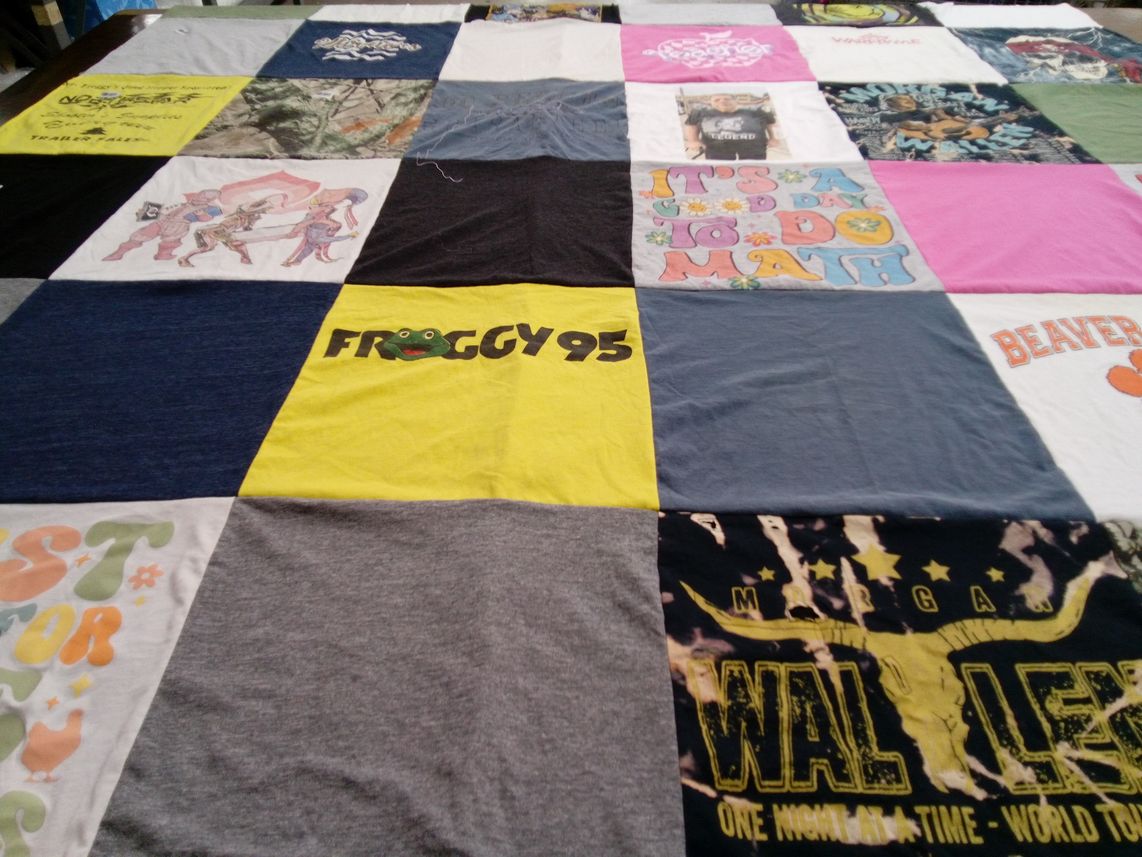 T-shirt quilt by Erin from PA