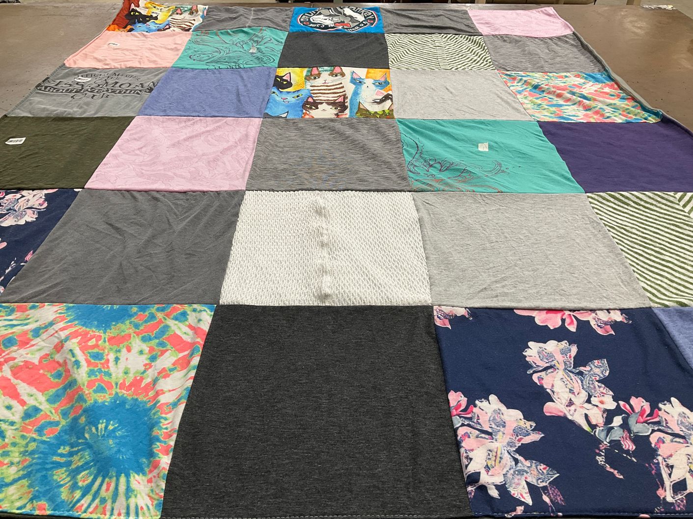 T-shirt quilt by Alicia from FL