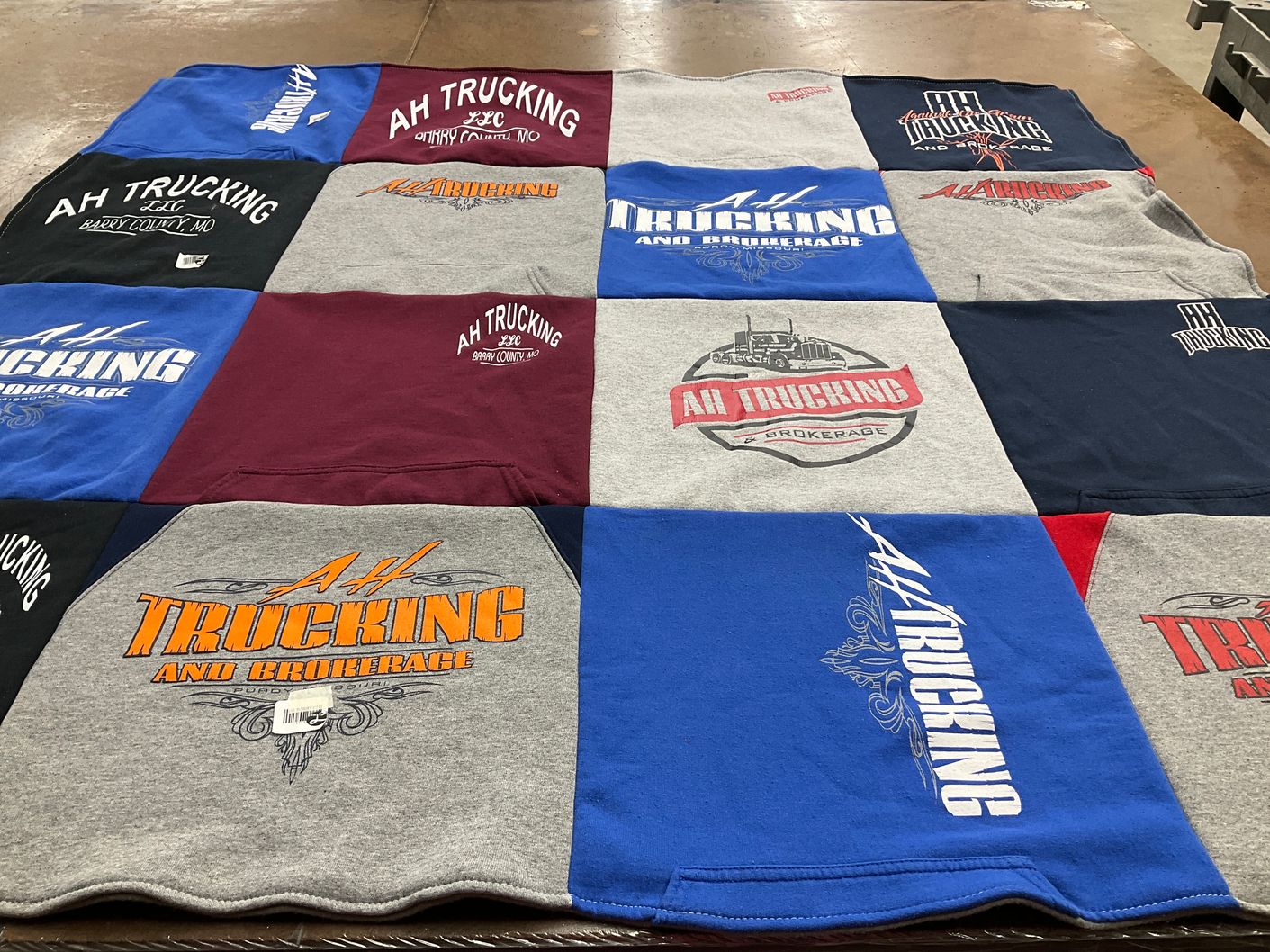 T-shirt quilt by Chelsea from MO
