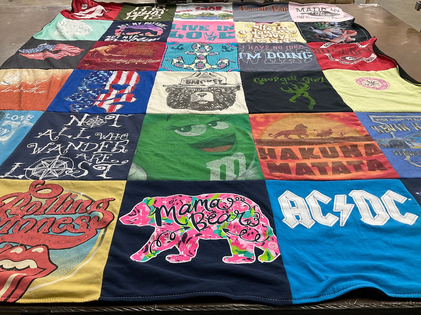 T-shirt quilt from university of georgia by TERRI from GA