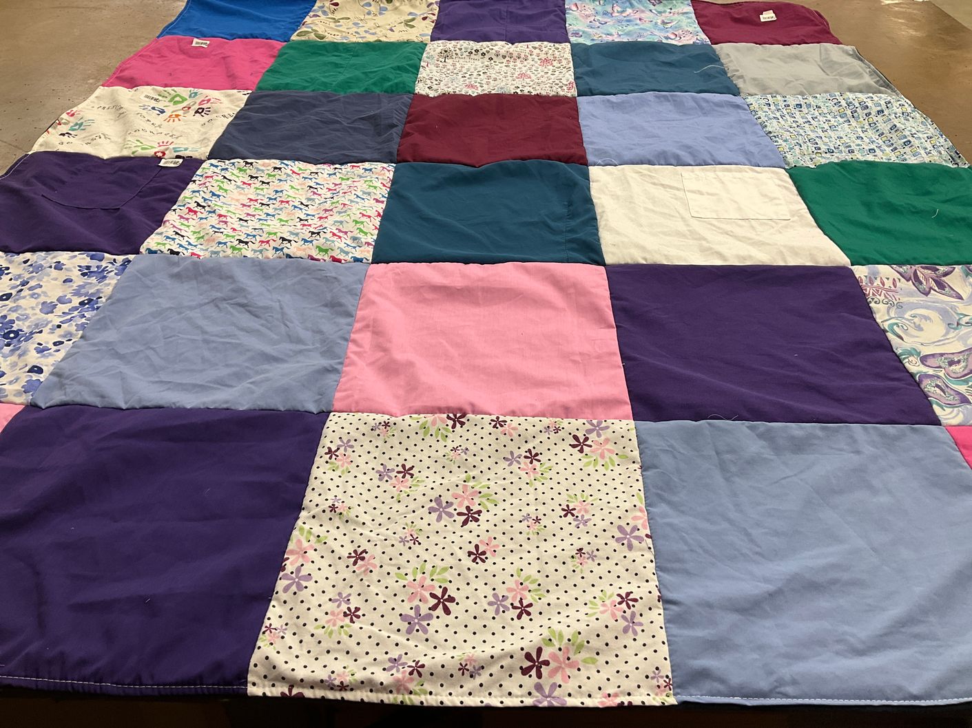 T-shirt quilt by Donna from MA