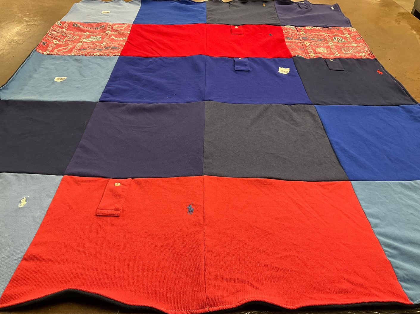 T-shirt quilt by Suzanna from AZ