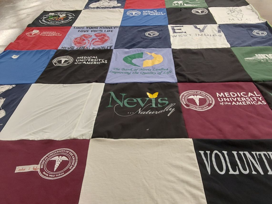 T-shirt quilt from medical university of the americas by Christian from VA