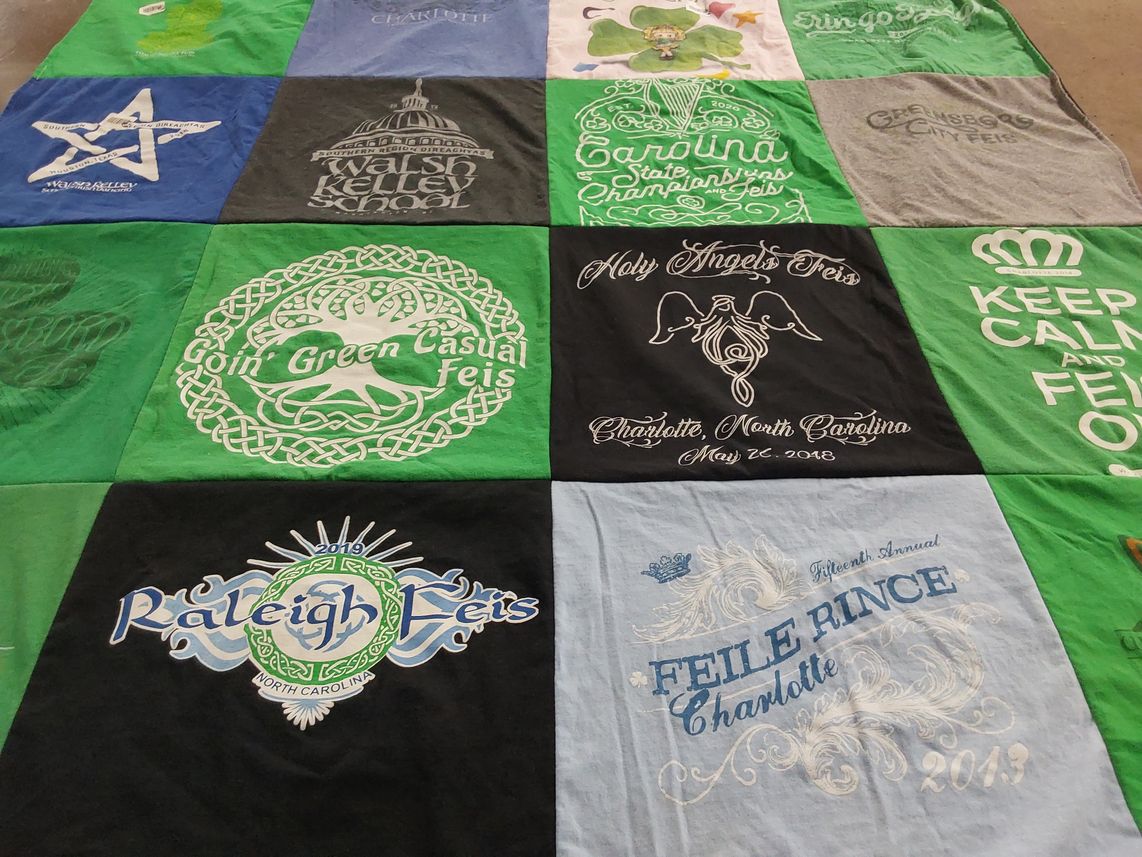 T-shirt quilt from walter kelley school by Jennifer from NC