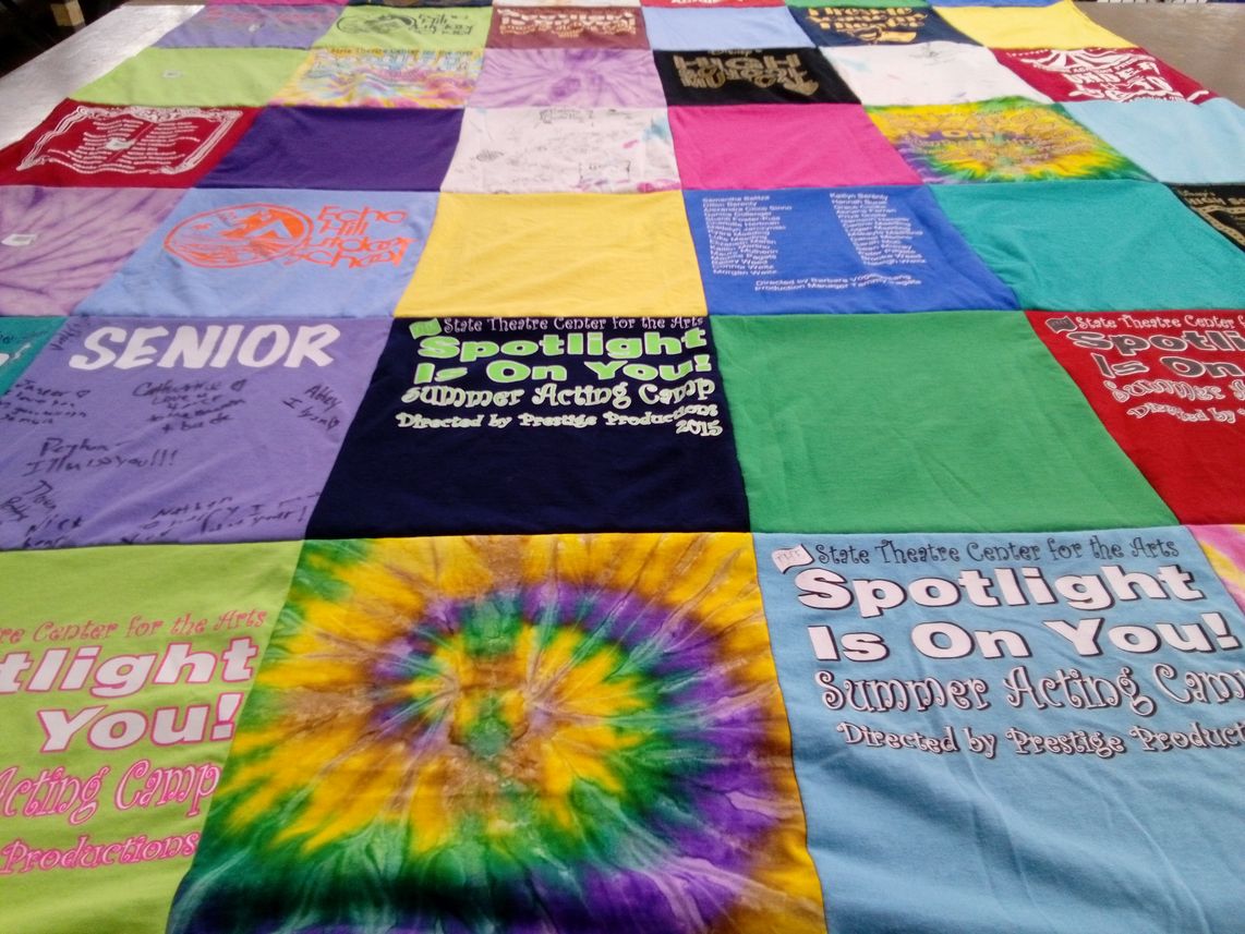 T-shirt quilt from eagle high school by R from PA