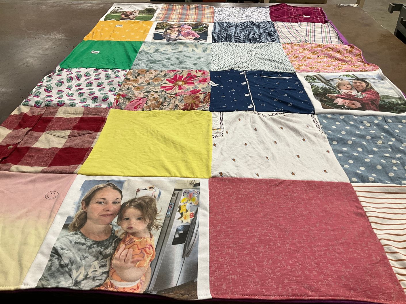 T-shirt quilt by Sheri from CT