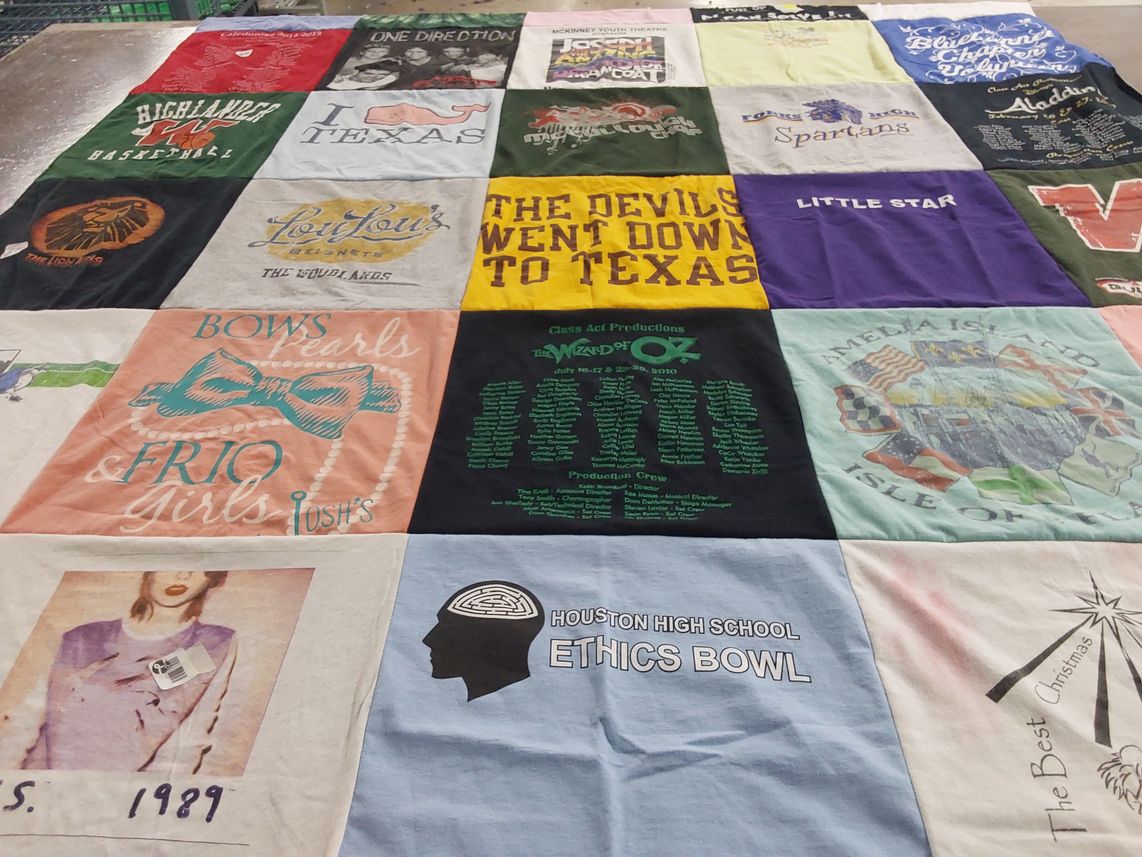 T-shirt quilt featuring highlanders basketball by RORIE from AZ