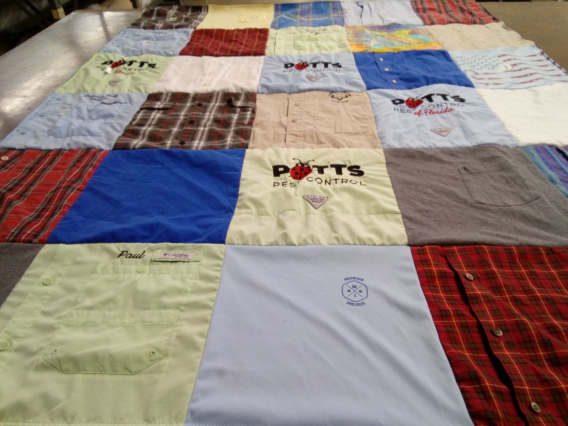 T-shirt quilt by Amanda from FL