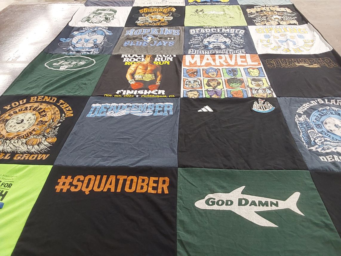 T-shirt quilt featuring new york jets by Matthew from PA
