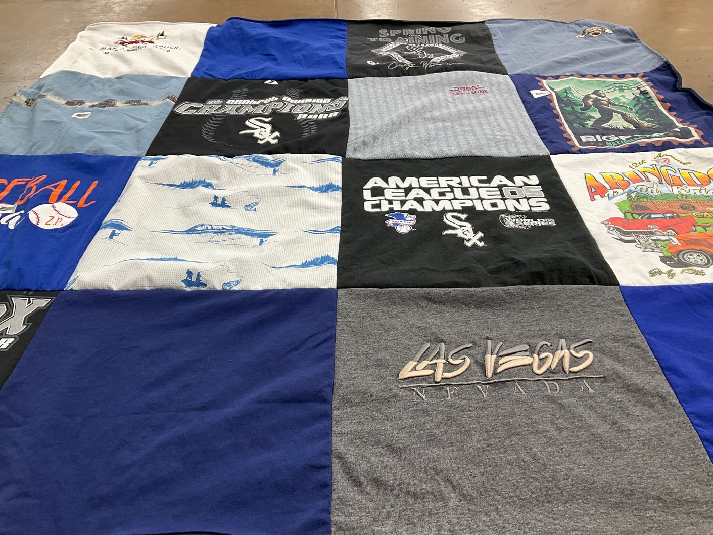 T-shirt quilt featuring chicago white sox by Jessica from IL