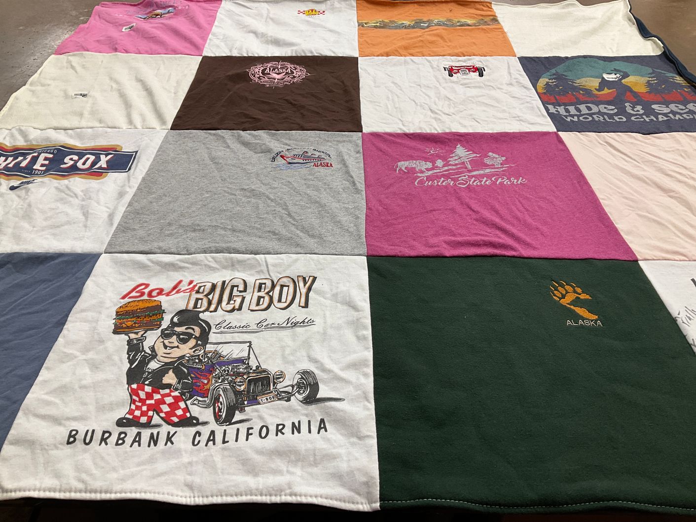 T-shirt quilt featuring chicago white sox by Jessica from CA